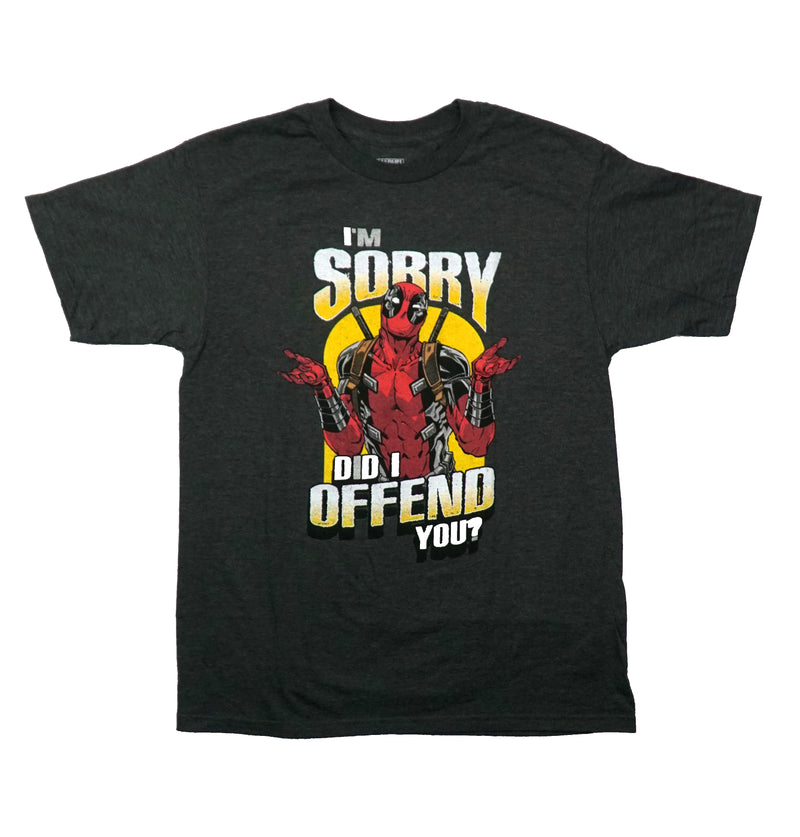 Deadpool Mens T-Shirt  - I'm Sorry Did I Offend You