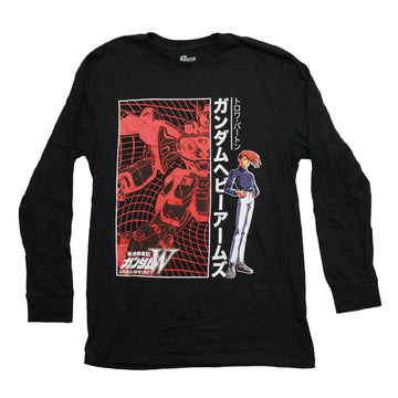 Mobile Suit Gundam Mens  Long  Sleeve T-Shirt -Trowa Gundamwing