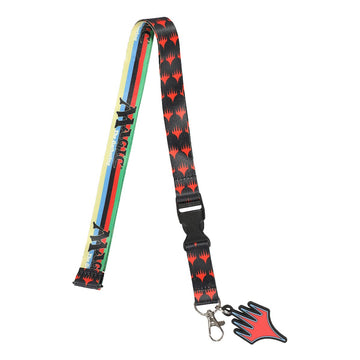 Bioworld Magic the Gathering Lanyard with Breakaway Rubber Charm and ID Sleeve