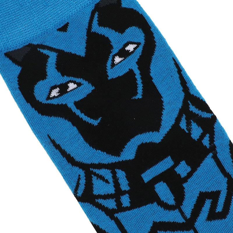 Bioworld Justice League Of America Blue Beetle Men's Animigos Crew Socks