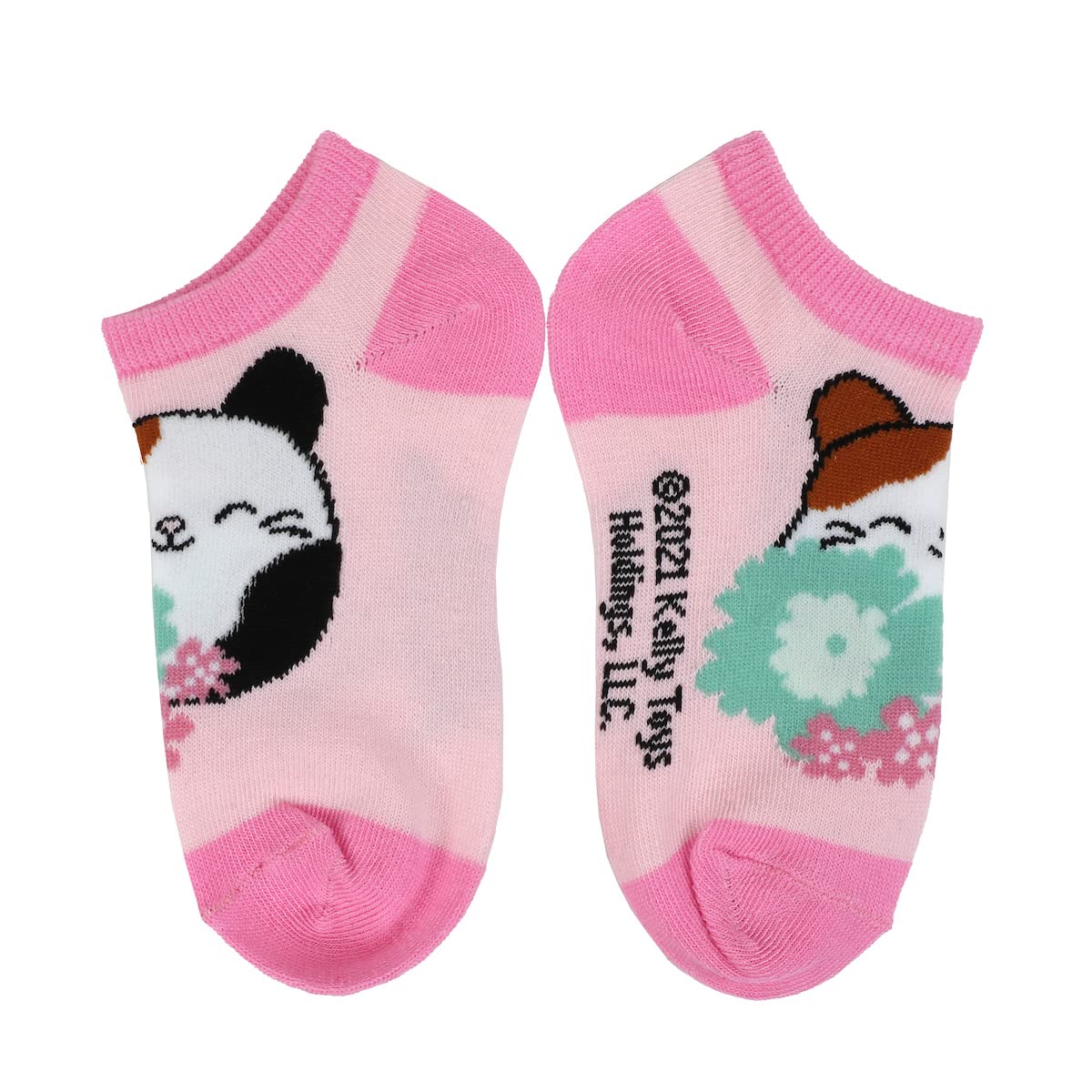 Bioworld Squishmallows Characters 6-Pack Kids Ankle Socks