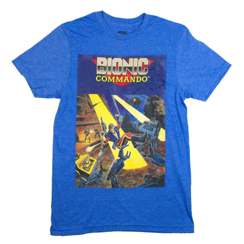 Bionic Commando Mens T-Shirt - NES Nintendo Classic Box Art