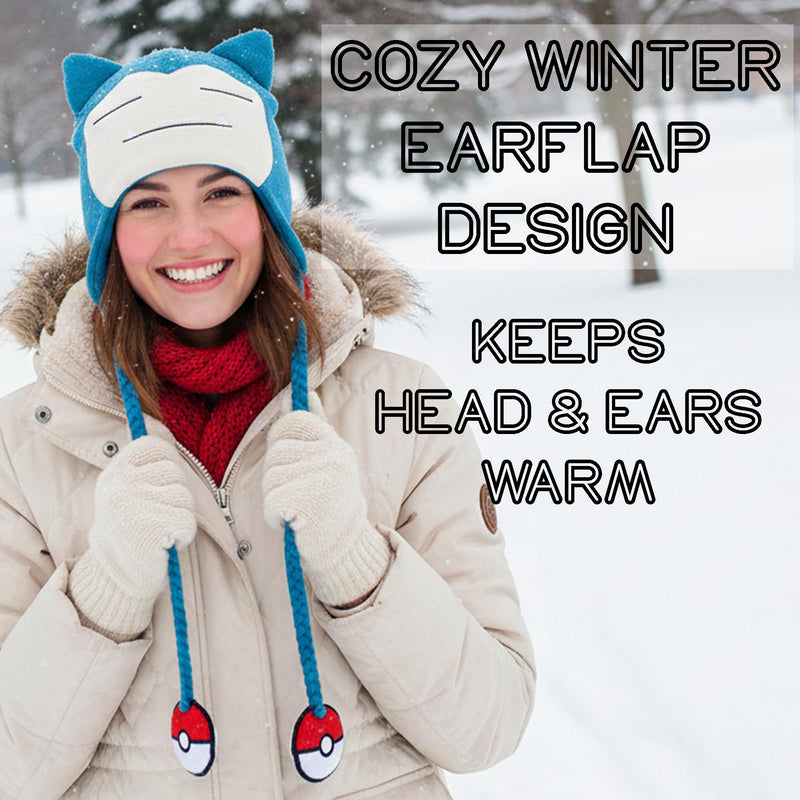 Pokémon Snorlax Blue Laplander Knit Beanie Cap