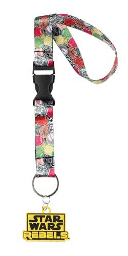 Bioworld: Star Wars Rebels Wristlet Strap Lanyard For Keys and Wallets Keychain