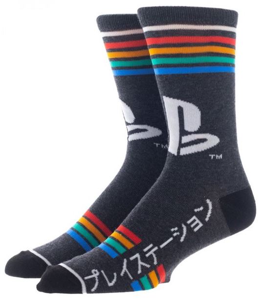 PlayStation Classic 3-Pair Pack of Crew Socks Box Set