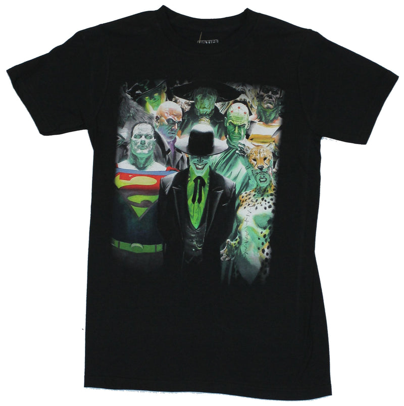 Justice League (DC Comics) Mens T-Shirt - Villians Classic Cover by Alex Ross