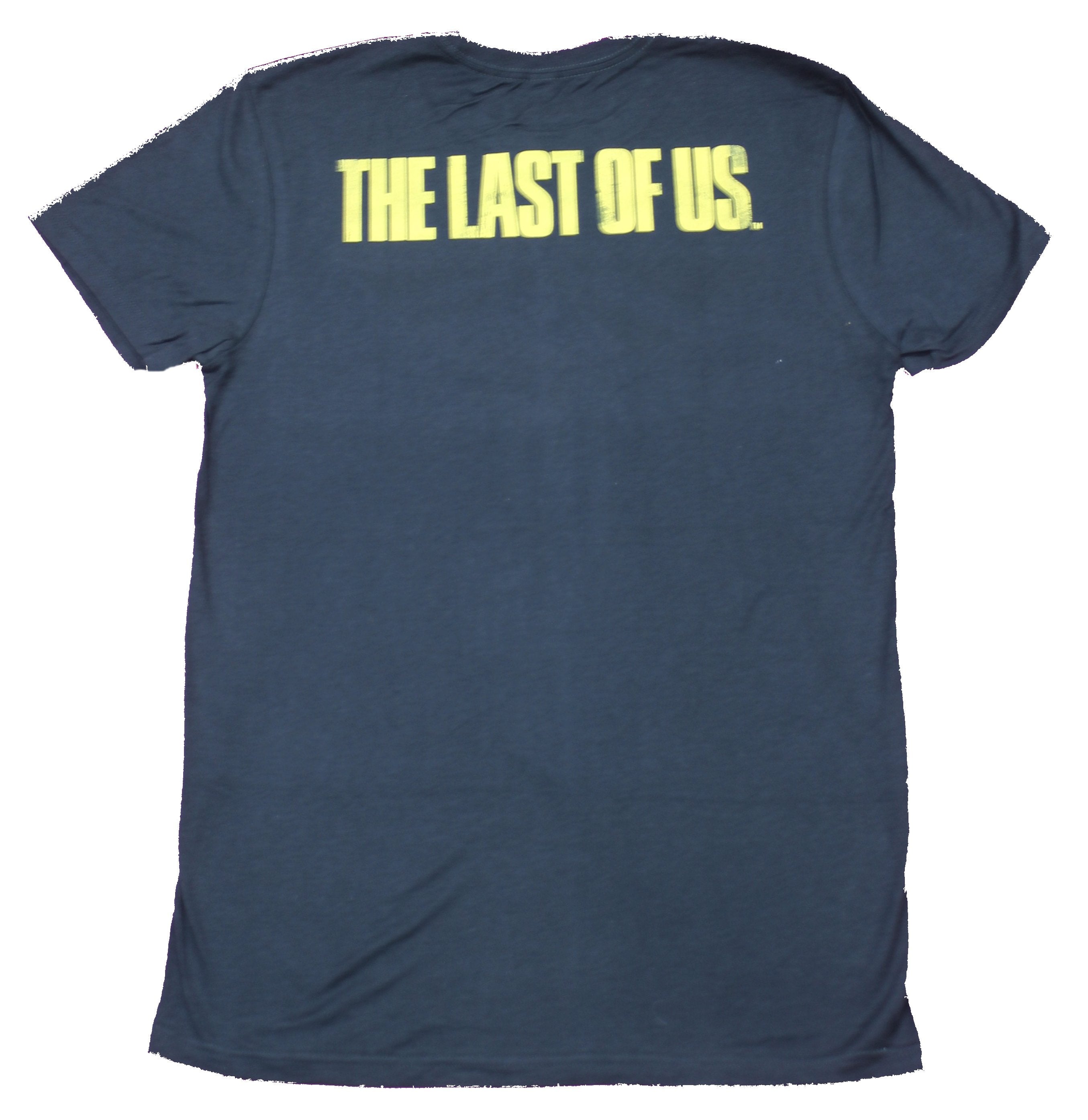 The Last of Us  Mens T-Shirt - Yellow Sprayed Moth Logo Image