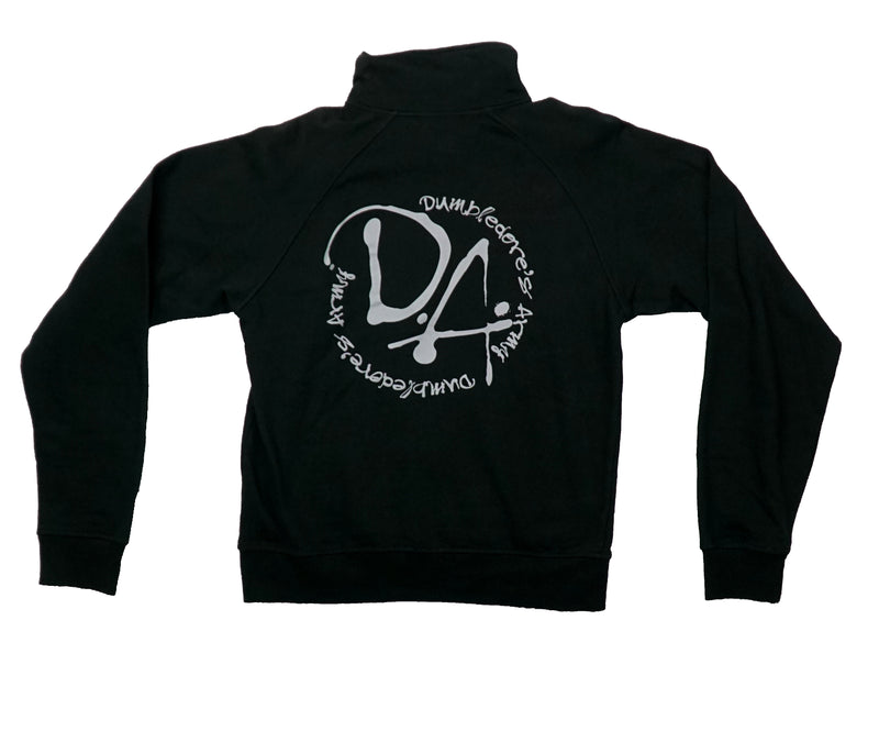 Harry Potter Zip Up Mens Jacket   - Dumbledore's Army Lapel logo Big Back Logo