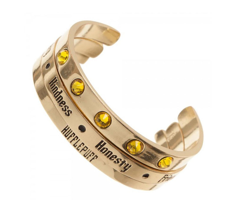 Harry Potter Hufflepuff 3 Pack Cuff Set Bracelet