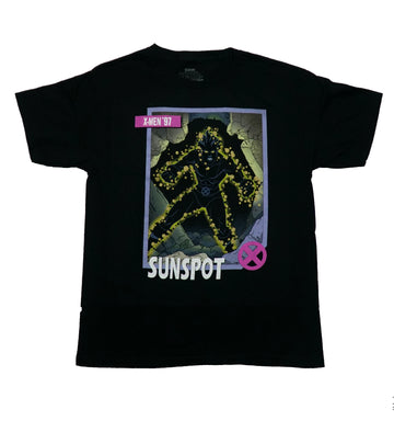 X-Men '97 Mens T-Shirt - Sunspot Bursting Through Rocks