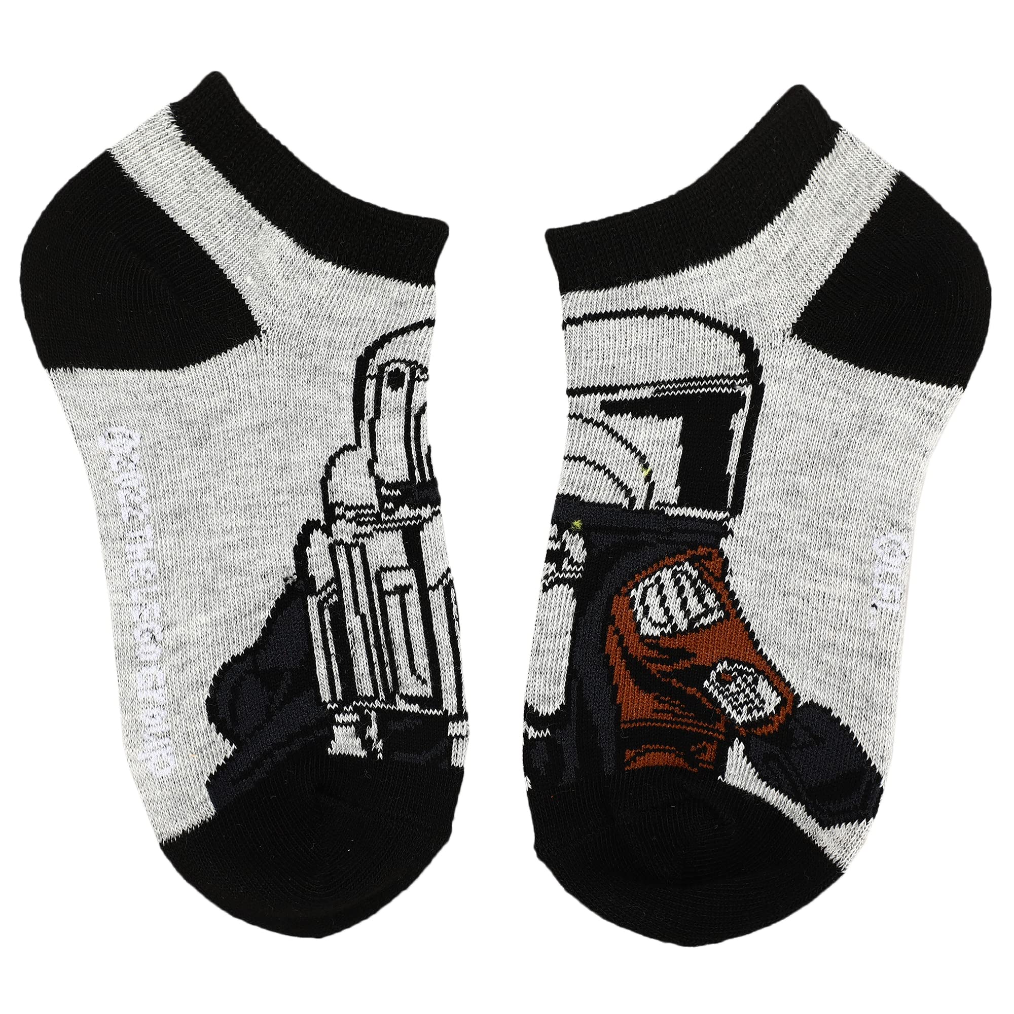 Lego X Star Wars Mandalorian Child & Mando Women's 6-Pack Ankle Socks