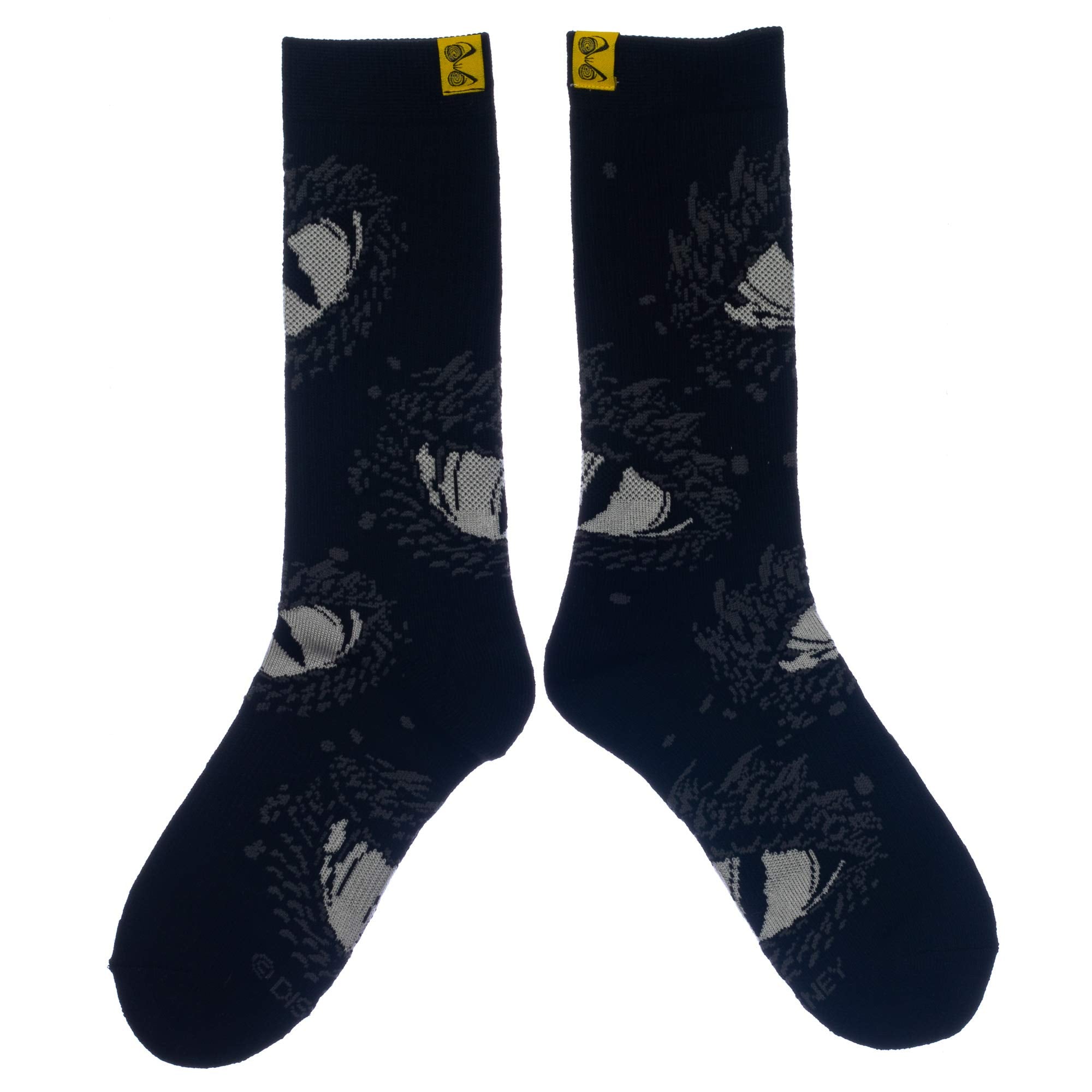 Disney Villains X Heidi Klum Maleficent Dragon Eyes Black Crew Socks