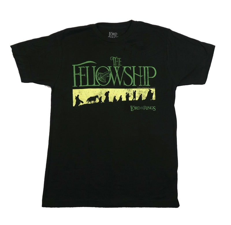The Lord of the Rings Mens T-Shirt The Fellowship Walking Silhouettes