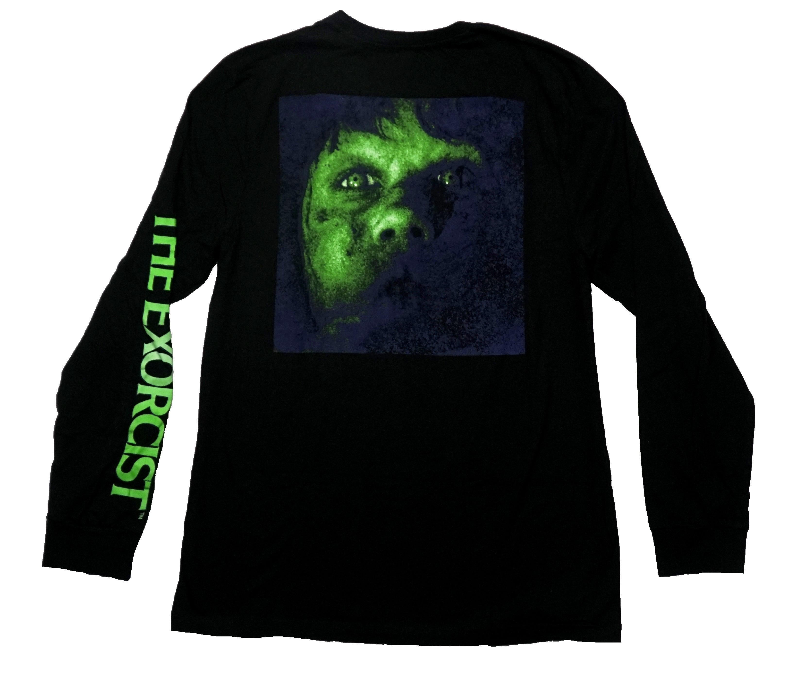 The Exorcist Mens Long SleeveT-Shirt - Excellent Day For An Exorcism Regan Back