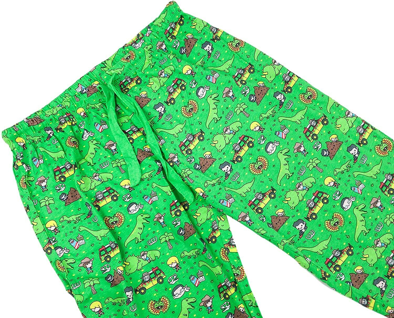 Loot Crate Jurassic Park Graphic Lounge Pajama Pants SMALL (Small)