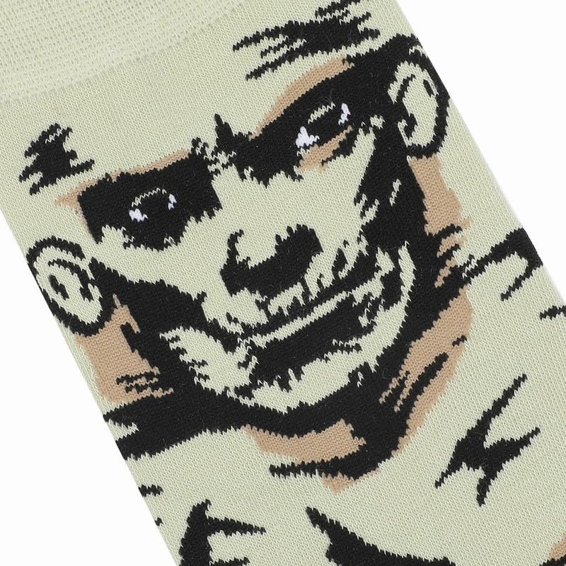Bioworld Universal Monsters Mummy Men's White Animigos Crew Socks