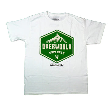 Minecraft Mens T-Shirt - Overworld Explorer Logo
