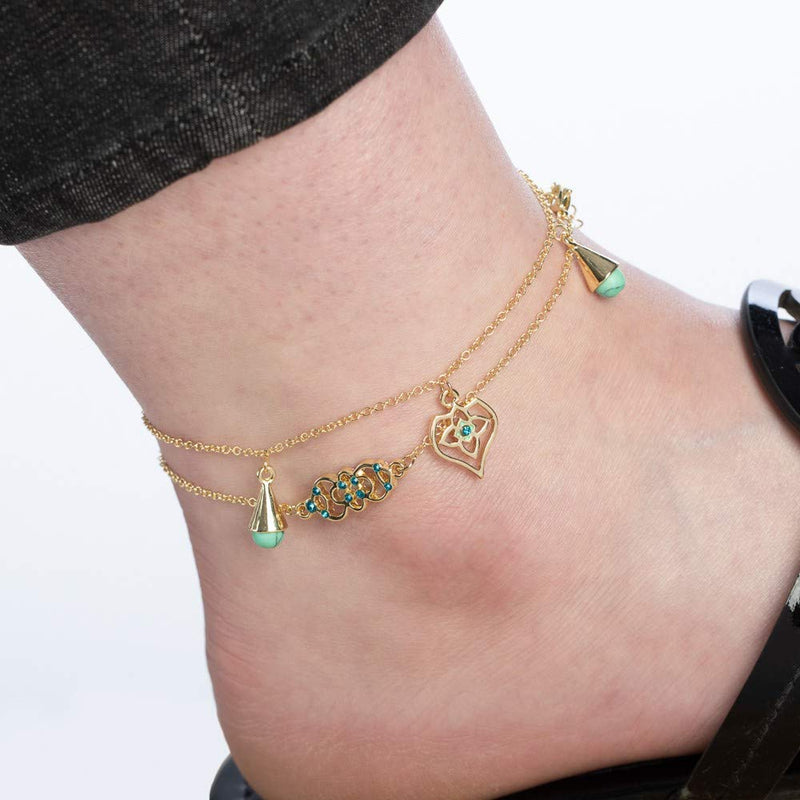 Disney Aladdin Anklet 2 Pack Green