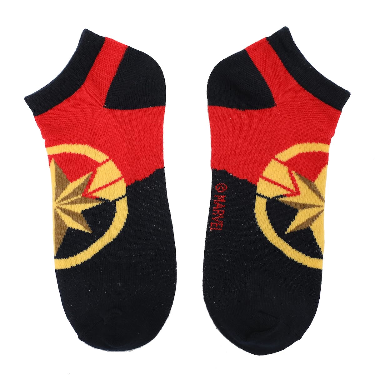 Bioworld Adult The Marvels Movie Ankle Socks 5-Pack - Superhero Style for Your Feet