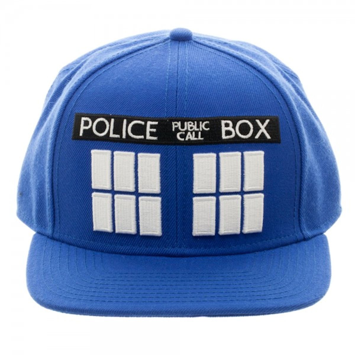 Bioworld Doctor Who Tardis Blue Snapback Hat