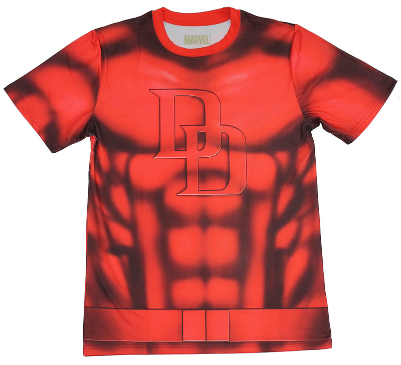 Daredevil (Marvel Comics) Moisture Wicking Mens T-Shirt - Sublimation Costume Front