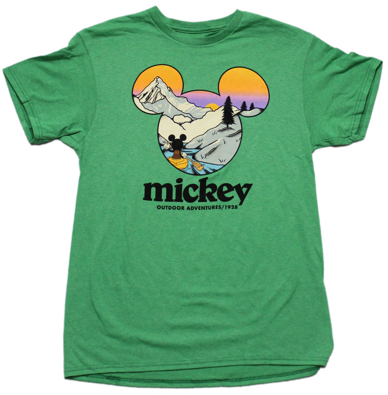 Disney Mickey Mouse MEns T-Shirt - Outdoor Adventures Mountain - Inmyparentsbasement.com