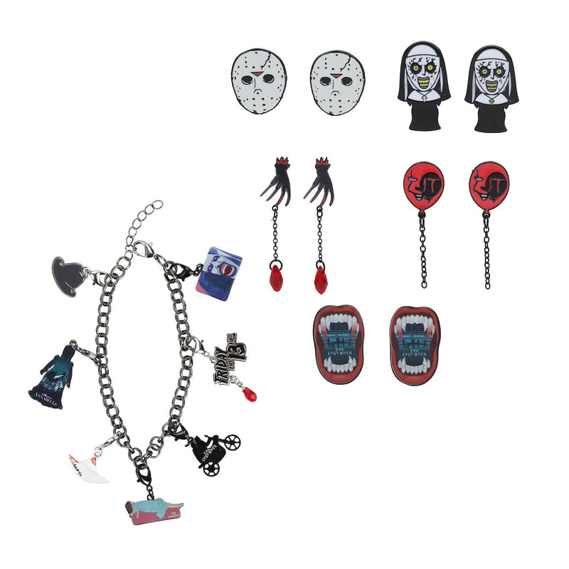 Bioworld 13 Days of Classic Horror Bracelet with Mystery Charms