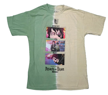 Attack on Titan  Mens T-Shirt - Final Season 3 Panel Images of Hange