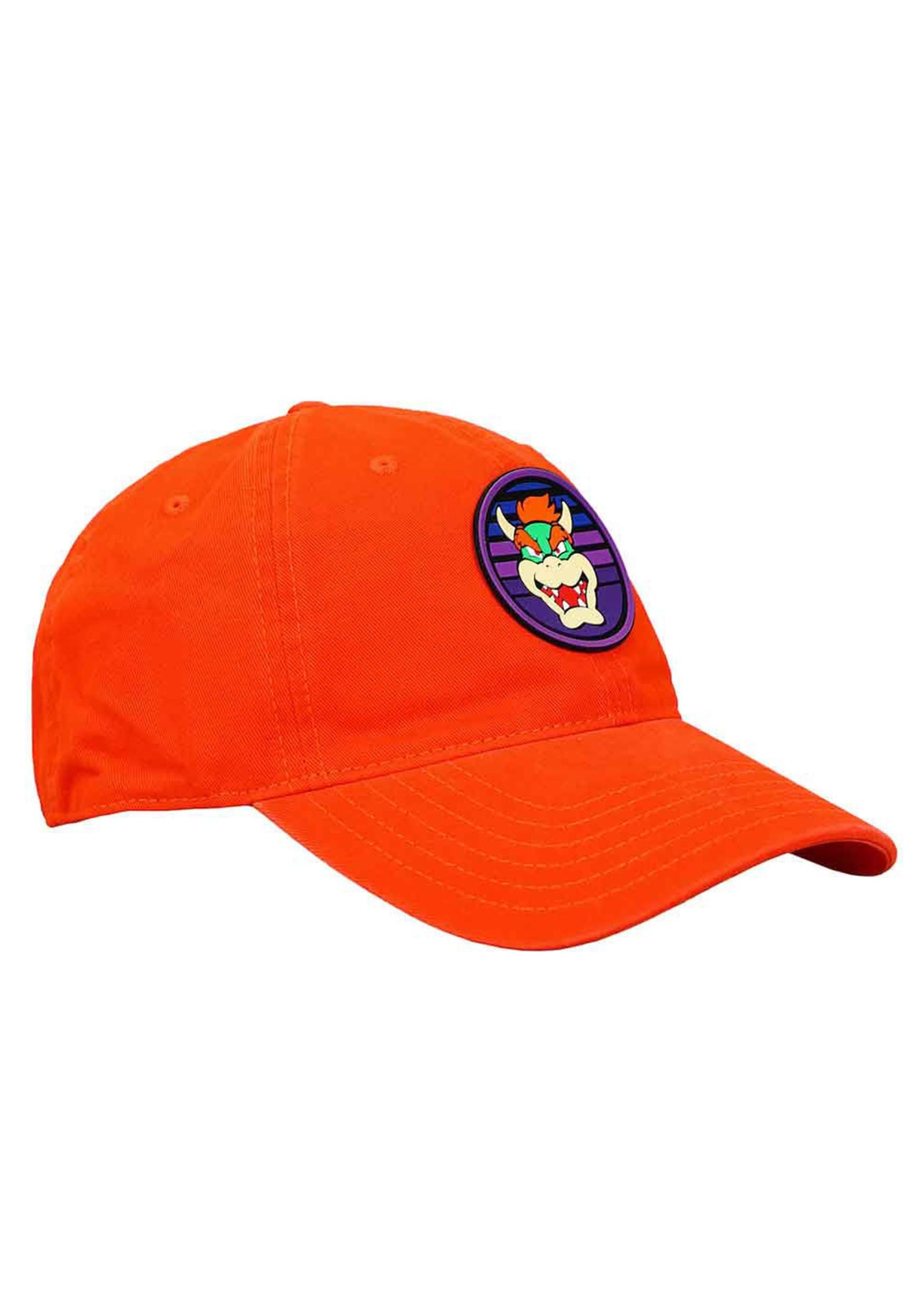 Super Mario Bowser Embroidered Hat Mens Adjustable