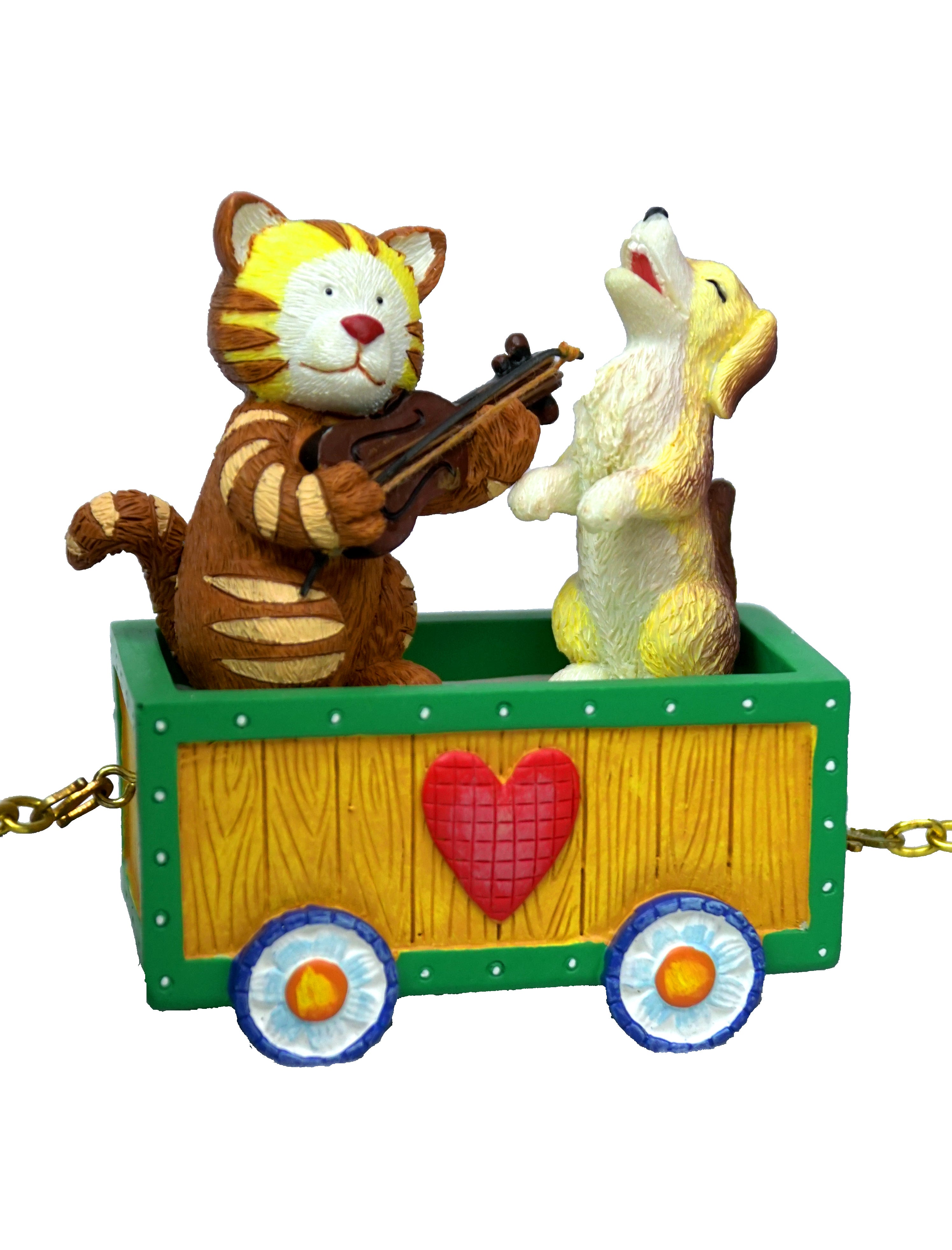 San Francisco Music Box Company Mother Goose Train Plays Playmates