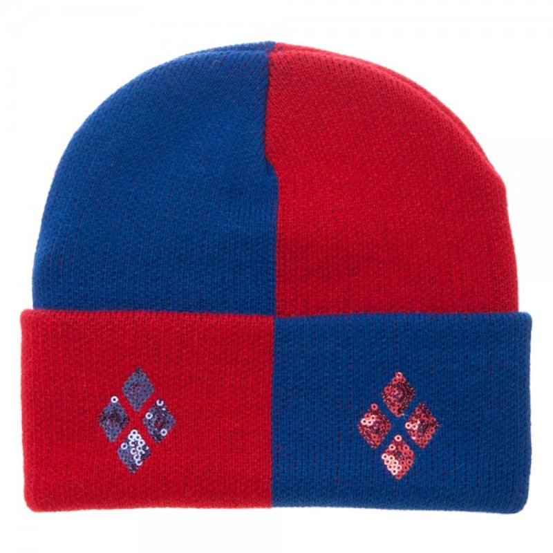 DC Comics Harley Quinn Sequin Beanie Hat