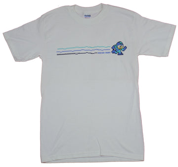 Mega Man Mens T-Shirt  - Megaman Running Line Image