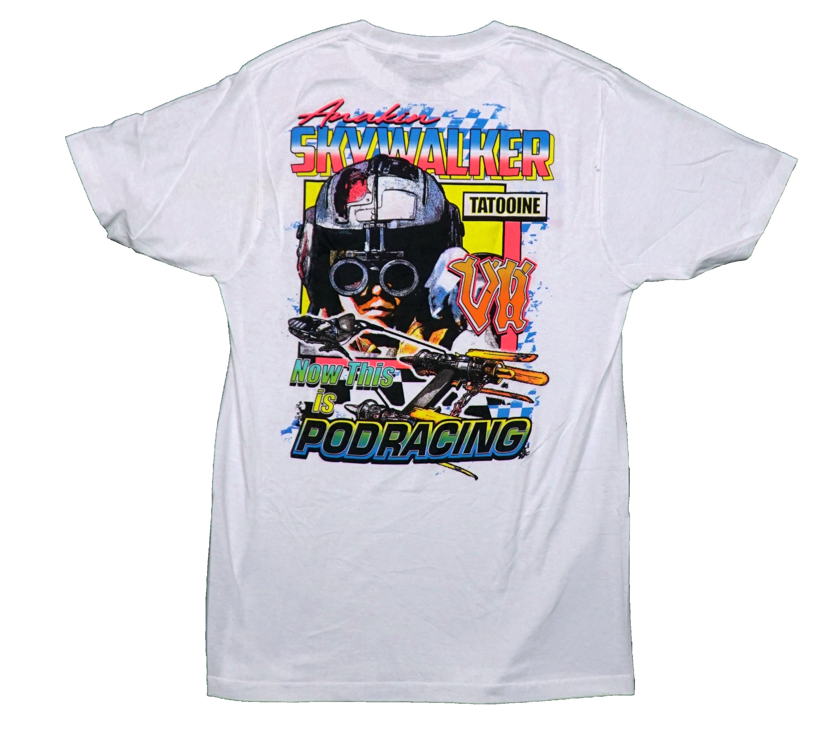 Star Wars Mens T-Shirt - Anakin Skywalker Name Front Full Art Back