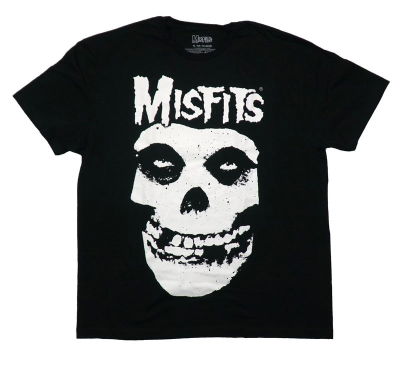 Misfits Mens T-Shirt - Giant Skull Under Name