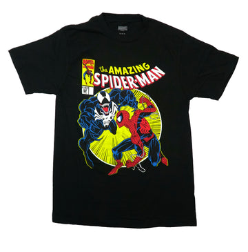 Spider-Man Vs Venom Mens T-Shirt - Sunny Circle Comic Issue #362 May