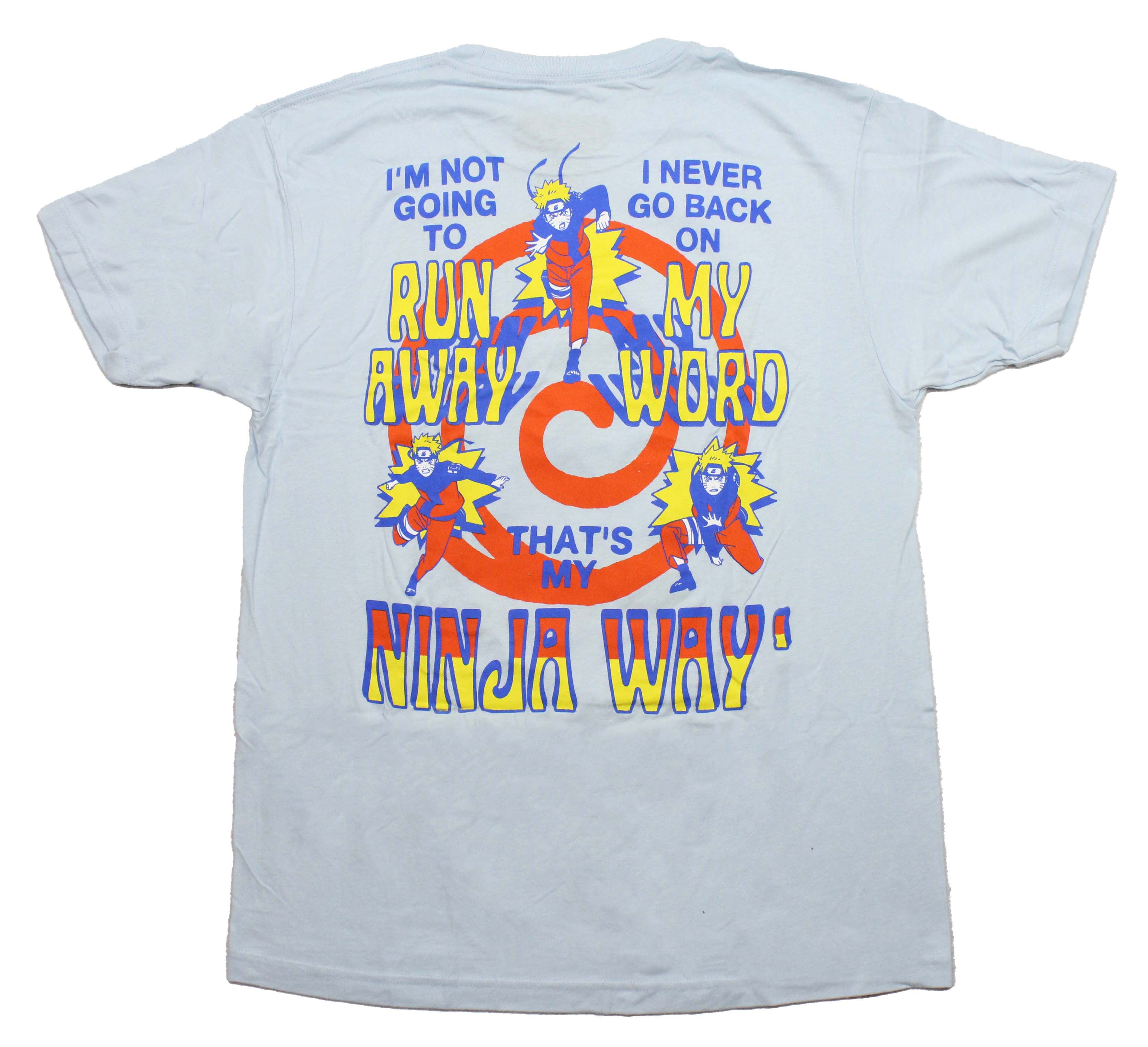 Naruto Shippuden Mens T-Shirt - Hero of the Hidden Leaf Not Going to Run