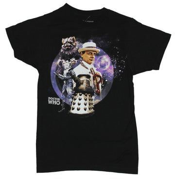 Doctor Who Mens T-Shirt  - Tv Image Photo Collage of the Seven