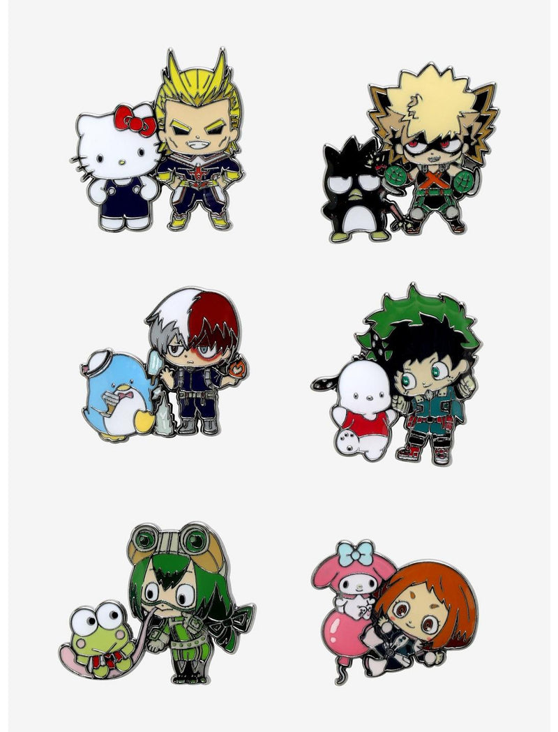 My Hero Academia X Hello Kitty And Friends Complete Enamel Pin - Inmyparentsbasement.com