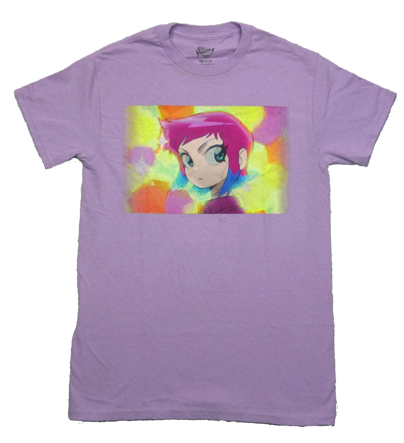 Scott Pilgrim Takes Off Mens T-Shirt - Colorful Ramona Flowers