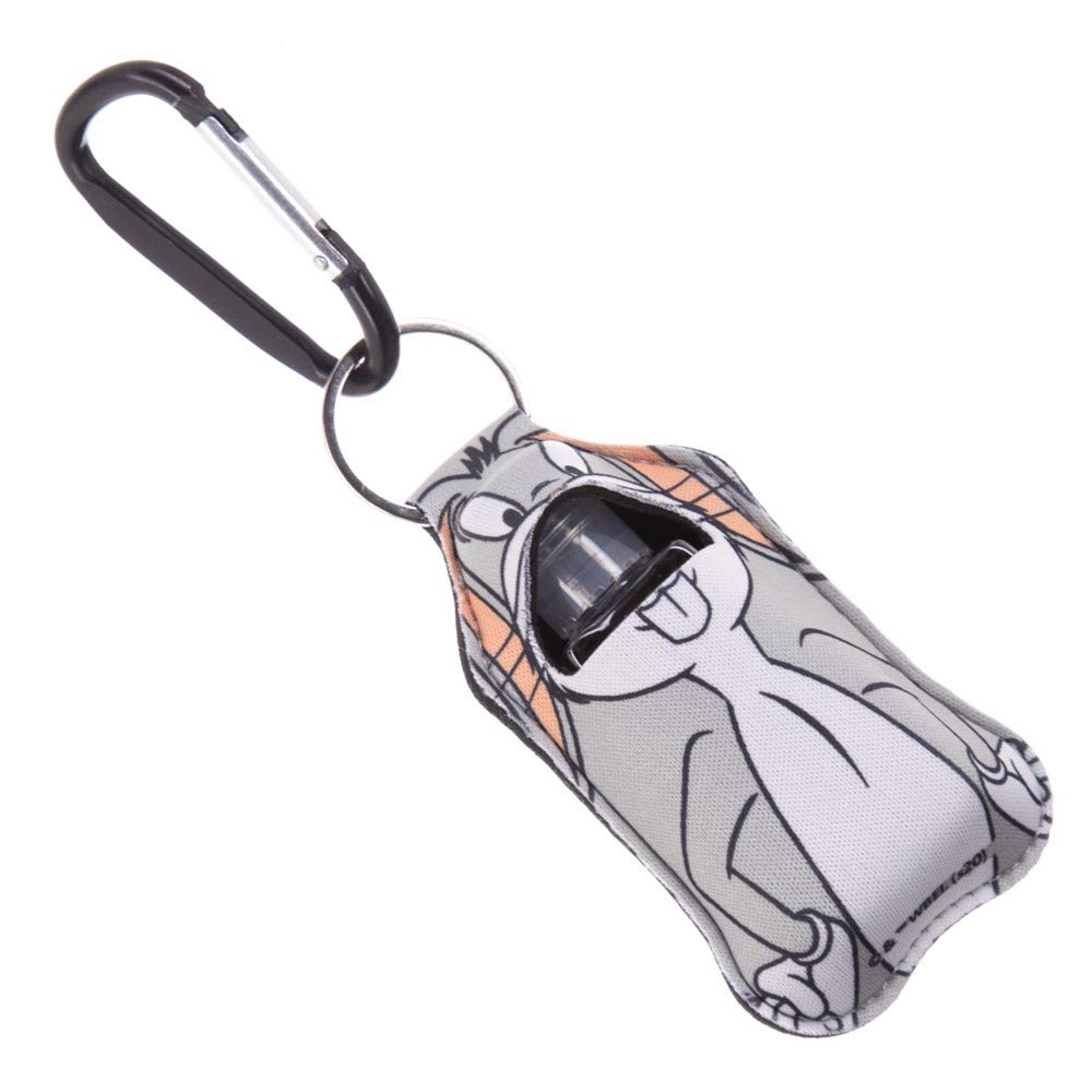 Looney Tunes Bugs Bunny Hand Sanitizer Holder Keychain
