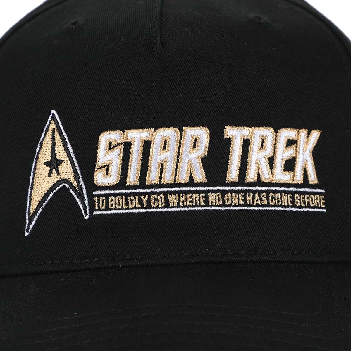 Bioworld Star Trek Logo Black Snapback Hat