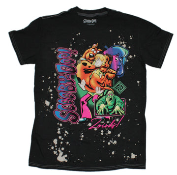 Scooby Doo Mens T-Shirt - Shaggy Holding Scooby Zoinks!