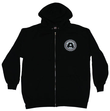 Captain America (Marvel Comics) Mens Hoodie- Upholding Justice Back Shield