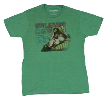 Big League Chew Mens T-Shirt - Classic Shredded Bubble Gum Logo Image