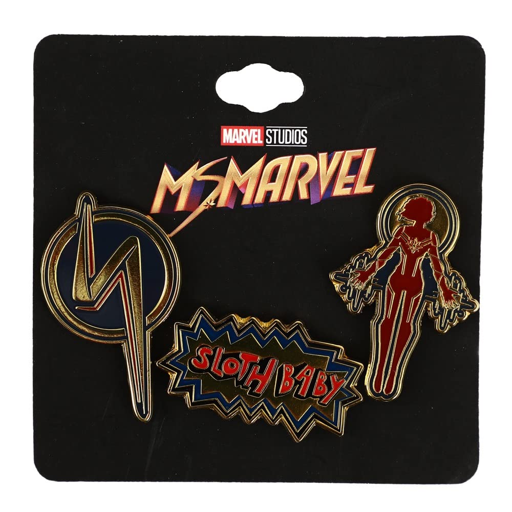 Ms. Marvel 3 Pack Lapel Pin Set