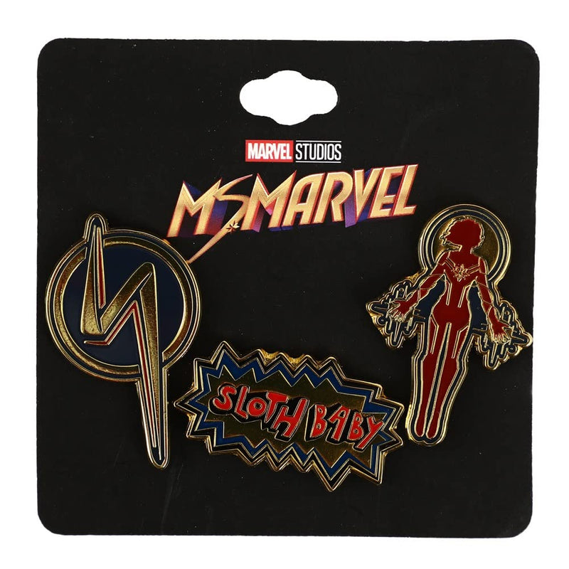 Ms. Marvel 3 Pack Lapel Pin Set