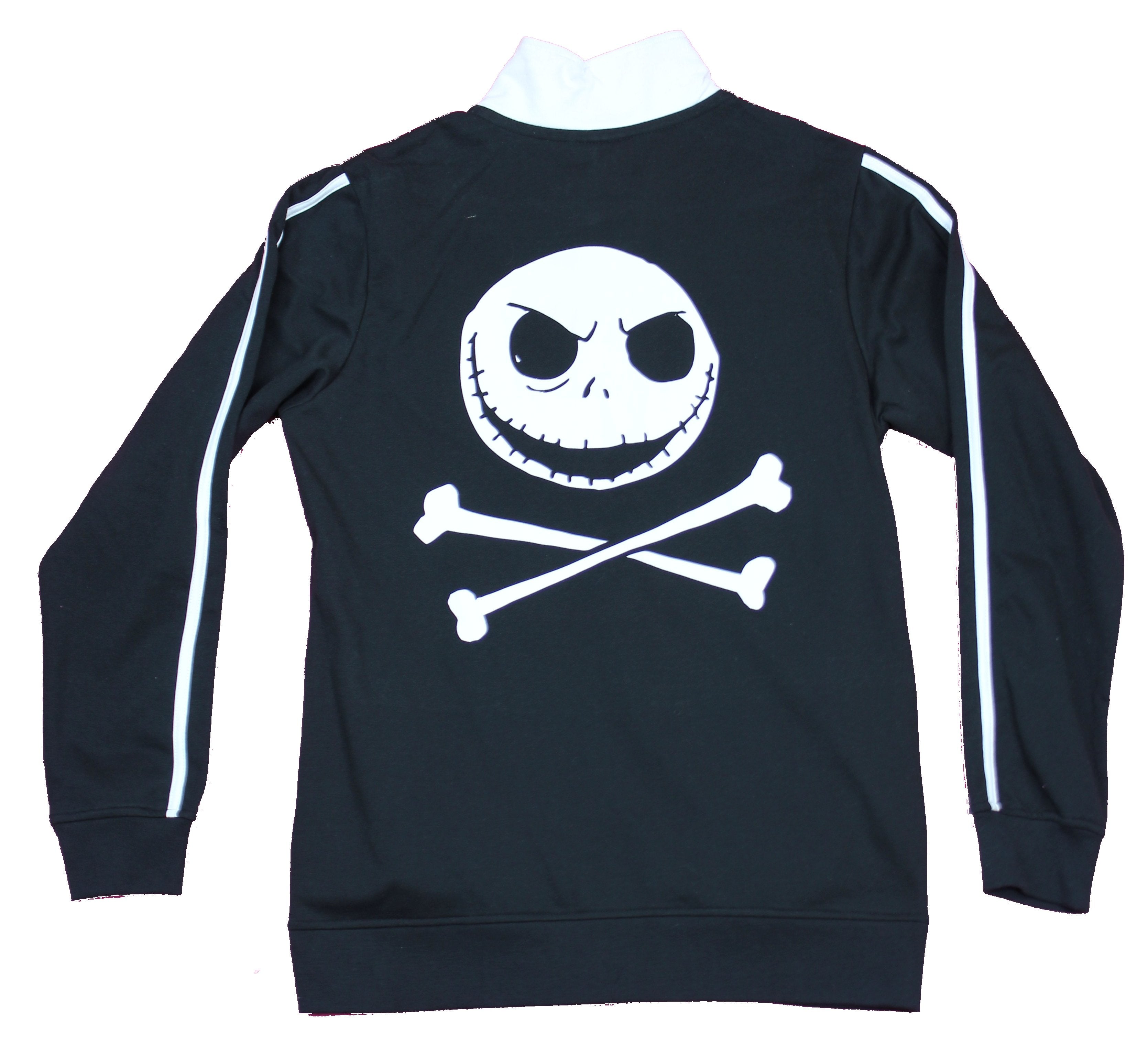 Nightmare Before Christmas Mens Track Jacket - Jack Skellington Lapel & Back