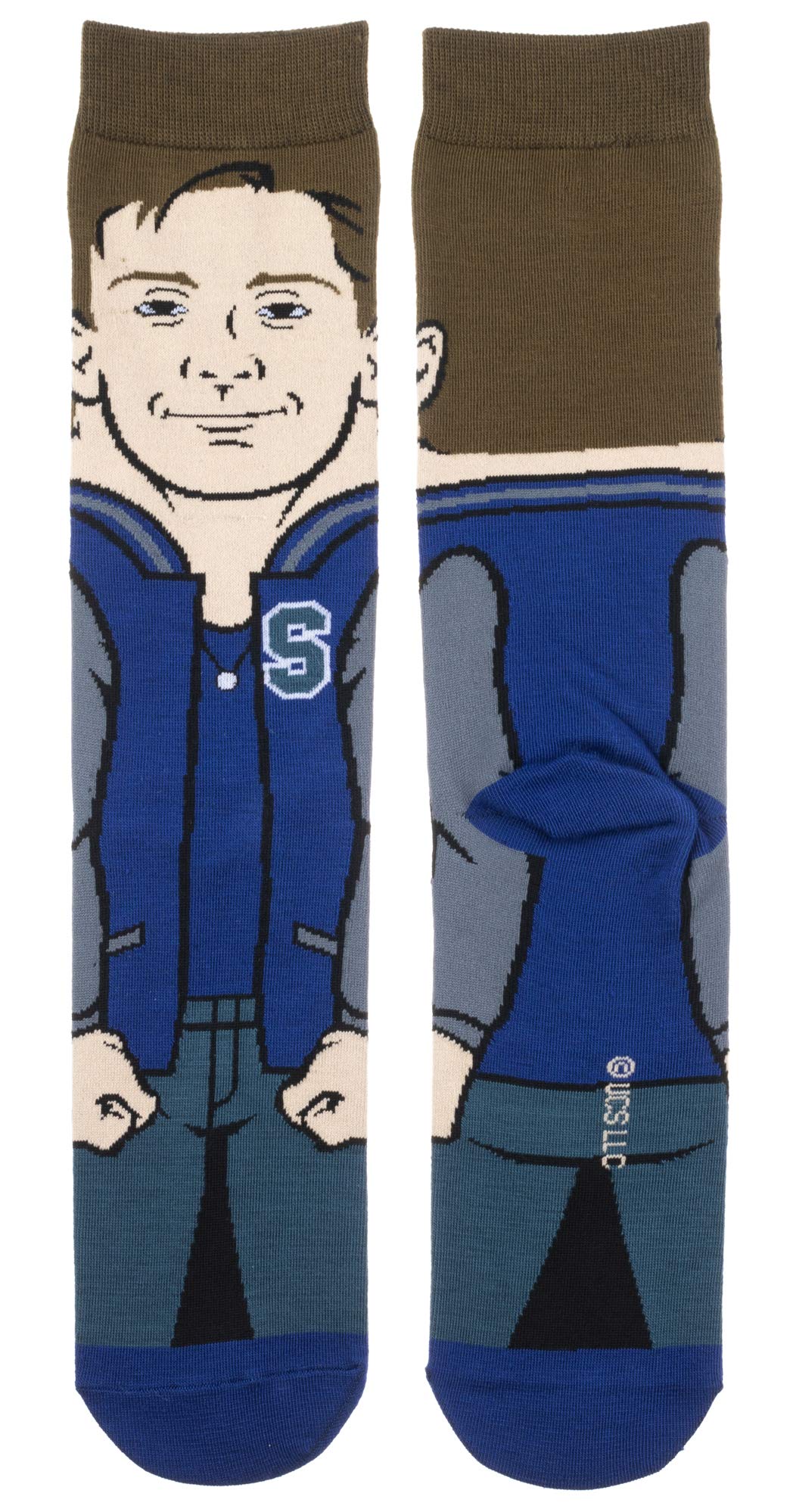 Andrew Breakfast Club 360 Character Custom Crew Socks