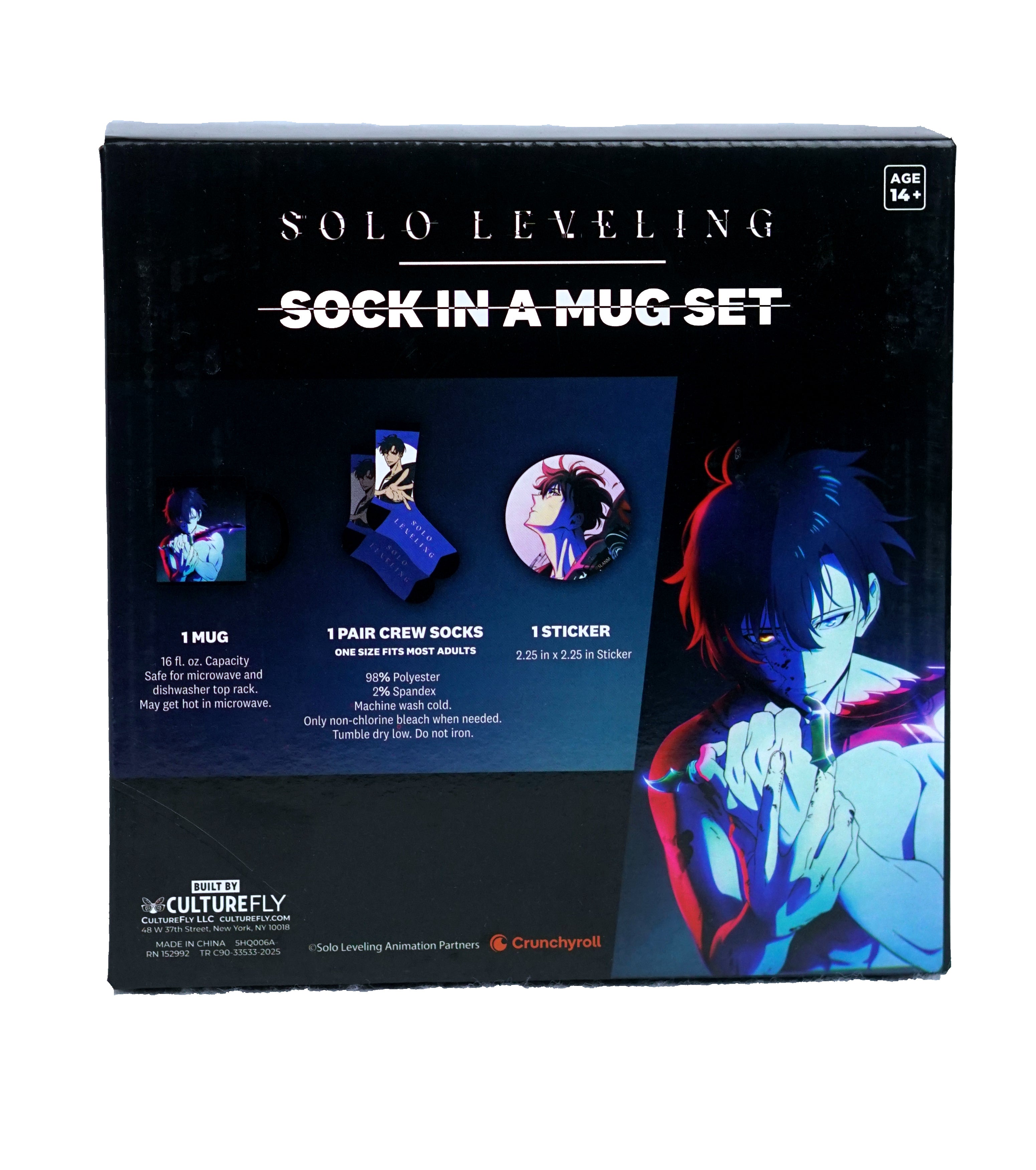 Solo Leveling Socks in a Mug Set