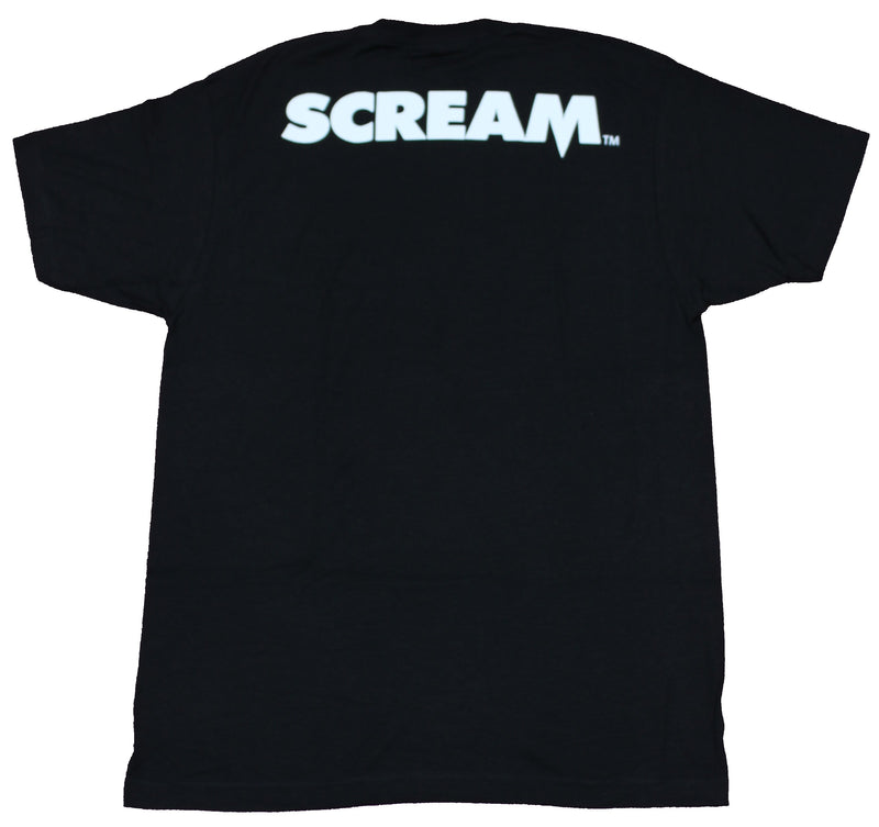 Scream Mens T-Shirt - Kanji Scream Black & White Poster Image